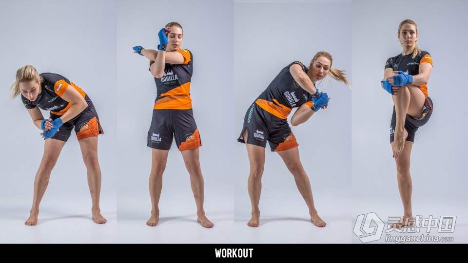 950张女性运动类比赛动作姿势造型高清参考图合集 950+ Female Fighter Reference Pictures  灵感中国网 www.lingganchina.com