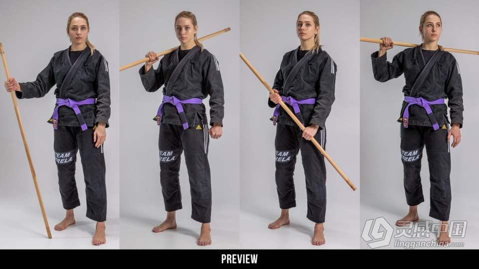 950张女性运动类比赛动作姿势造型高清参考图合集 950+ Female Fighter Reference Pictures  灵感中国网 www.lingganchina.com