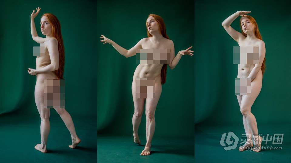 320张斐尔前派风格女性姿势造型高清参考图合集 320 Pre-Raphaelite Muse Reference Pictures  灵感中国网 www.lingganchina.com