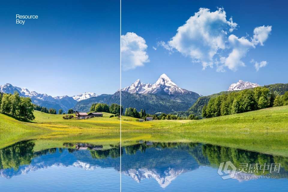 【PS笔刷】10个4K高清天空云彩白云PS绘画笔刷 100 Cloud Photoshop Brushes  灵感中国网 www.lingganchina.com