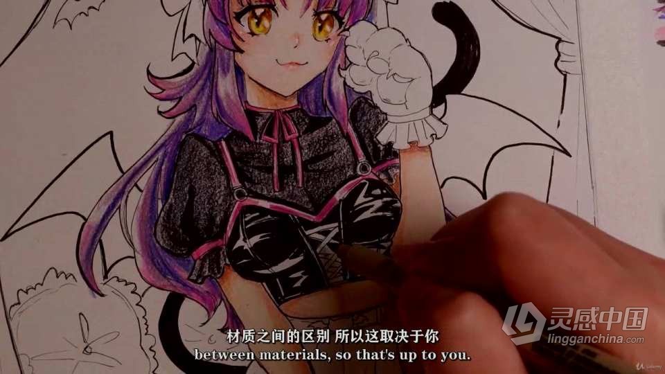 Christina Wu/Dubell 传统动漫绘画艺术完全指南视频课程 中文字幕  灵感中国网 www.lingganchina.com