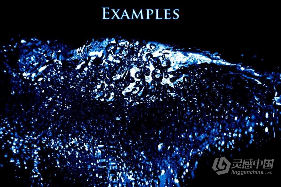 【PS笔刷】52个海浪水花液体飞溅效果PS笔刷Affinity画笔Procreate笔刷 52 Blubber Brushes  灵感中国网 www.lingganchina.com