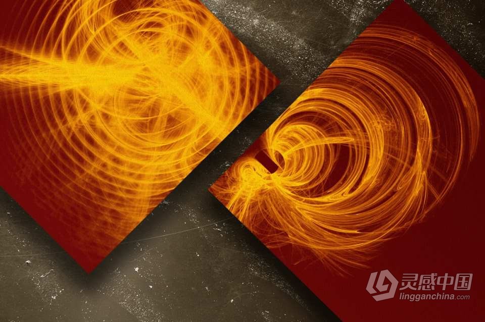 【PS笔刷】93种魔幻抽象超现实装饰图案PS笔刷Affinity画笔Procreate笔刷 93 Fractal Decoration Brushes  灵感中国网 www.lingganchina.com