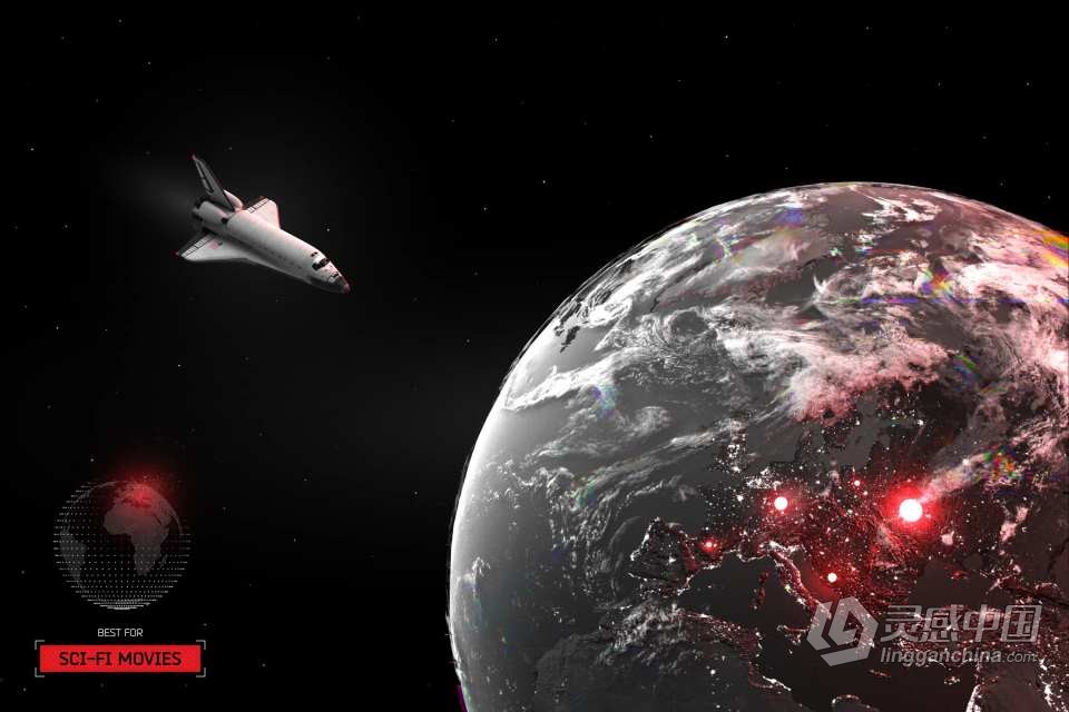 【PS笔刷/模板】200+未来科技HUD信息图标形状屏幕元素抽象科幻UI界面矢量设计素材 Futuristic UI – 200 design elements  灵感中国网 www.lingganchina.com