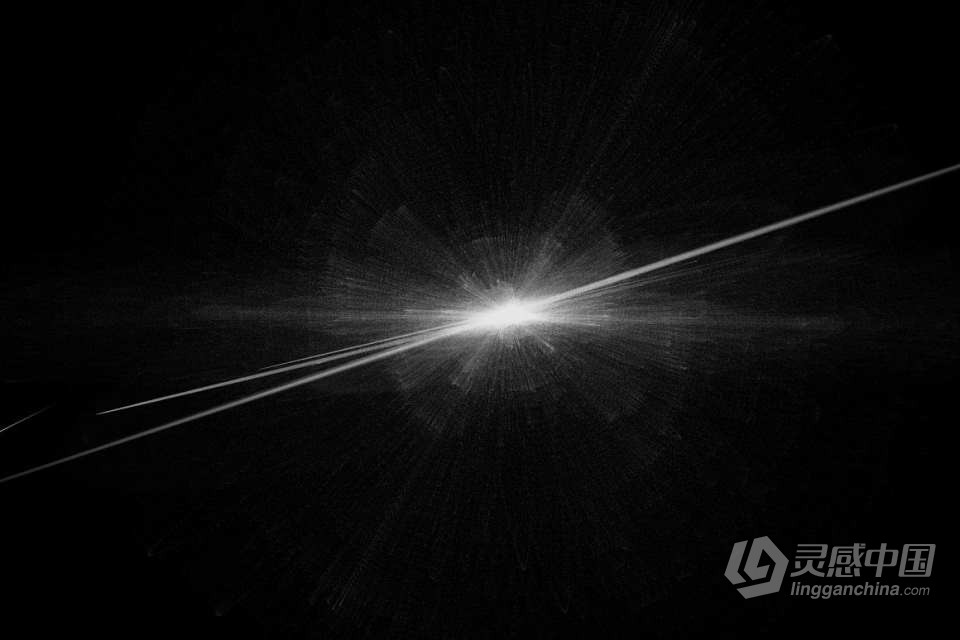 【PS笔刷】106个高分辨率镜头光晕衍射光束星光灯光PS笔刷 Photoshop Brush Lens Flares Bundle  灵感中国网 www.lingganchina.com