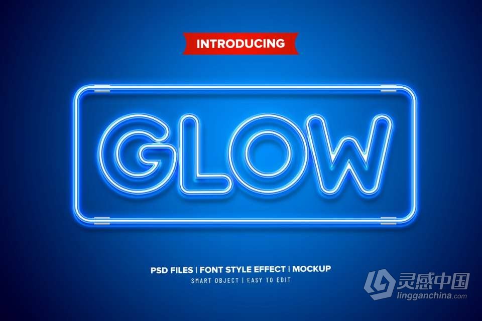 3D文字效果PS样式套装1 Photoshop 3D Text Effects BUNDLE 1  灵感中国网 www.lingganchina.com