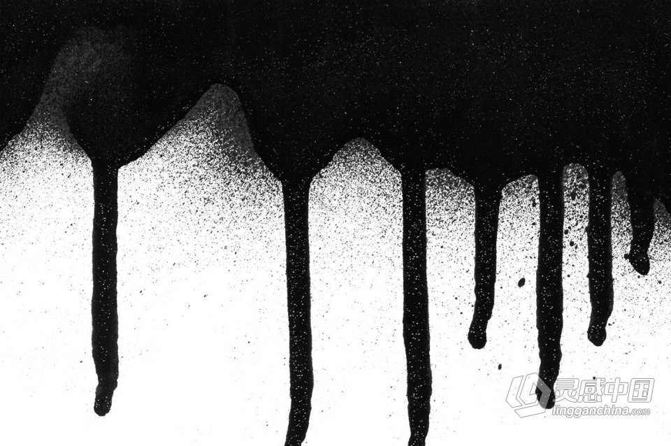 【PS笔刷】214支独特的喷漆涂抹效果PS笔刷 214 Spray Photoshop Brushes  灵感中国网 www.lingganchina.com