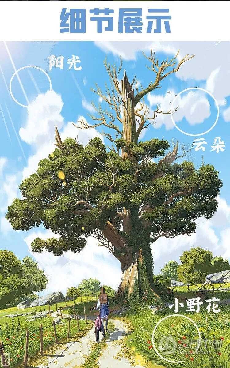 【Procreate/PS笔刷】宫崎骏日漫风笔刷套装PS笔刷Procreate笔刷ipad手绘日系动漫风景植物自然场景画笔笔刷  灵感中国网 www.lingganchina.com