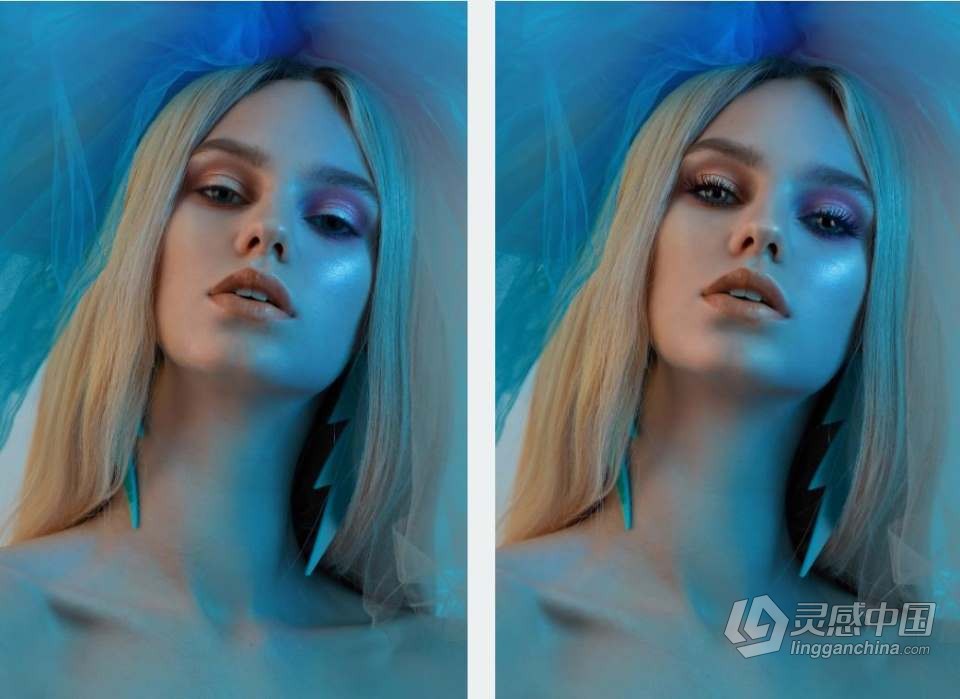 【PS笔刷】眼神聚光灯美容刷套装PS笔刷 Catchlight Brushes  灵感中国网 www.lingganchina.com