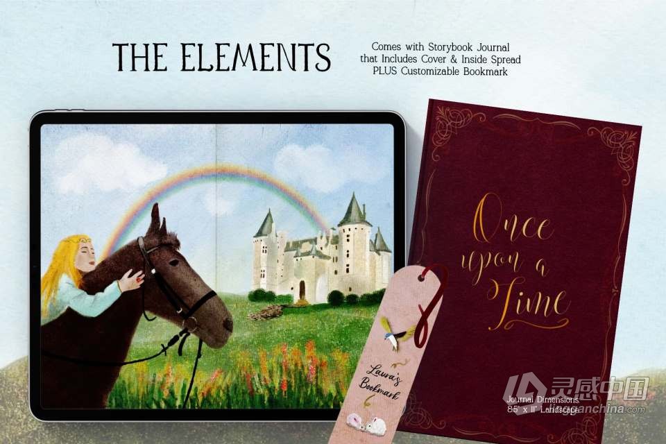 【Procreate笔刷】儿童插图故事书Procreate笔刷画笔 Storybook Kit For Procreate  灵感中国网 www.lingganchina.com