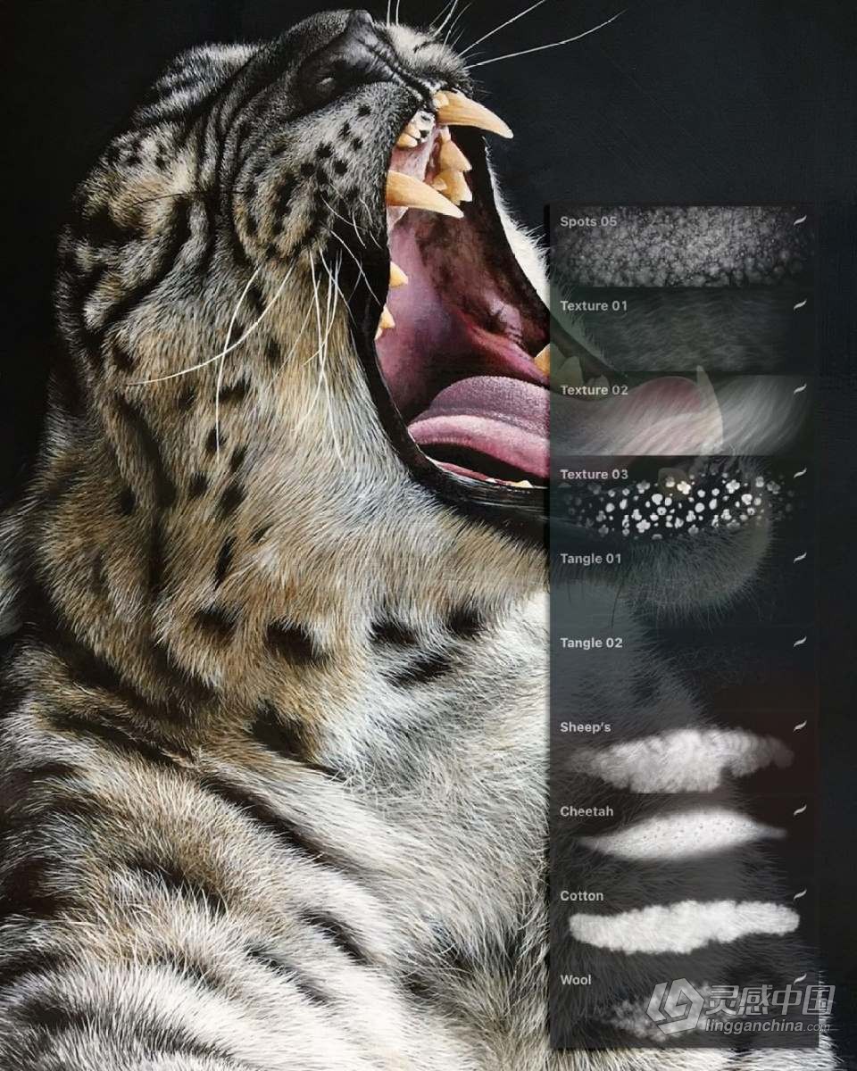 【Procreate笔刷】930人像化妆彩妆画笔套装Procreate笔刷 1760 Procreate Makeup Brushes  灵感中国网 www.lingganchina.com