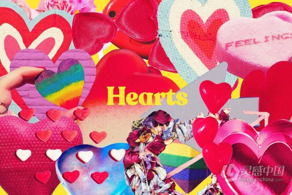47张复古怀旧纹理情人节爱情婚礼元素剪贴画PNG图片素材 Studio 2am – Lover’s Scrapbook：Valentines Cuts  灵感中国网 www.lingganchina.com