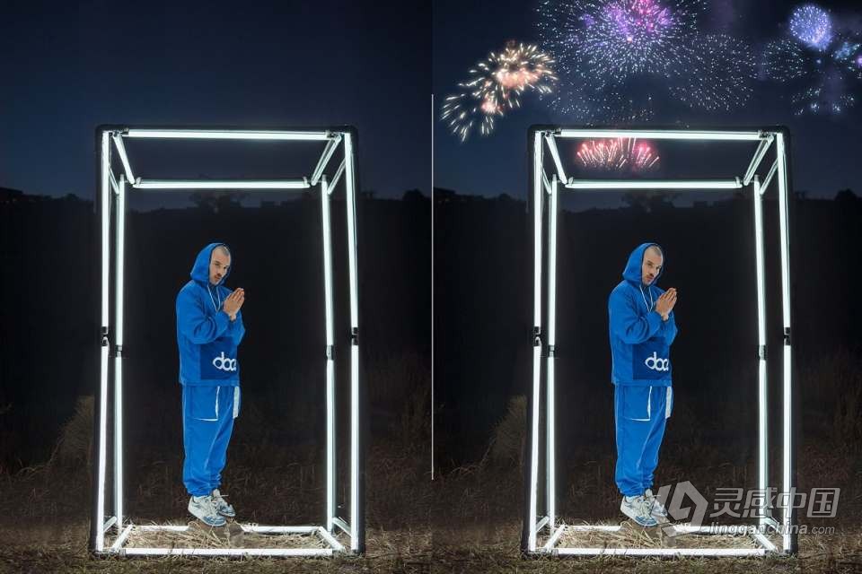 100张节日夜景焰火烟花礼花爆炸照片叠加PNG合成素材 Firework Overlays  灵感中国社区 www.lingganchina.com