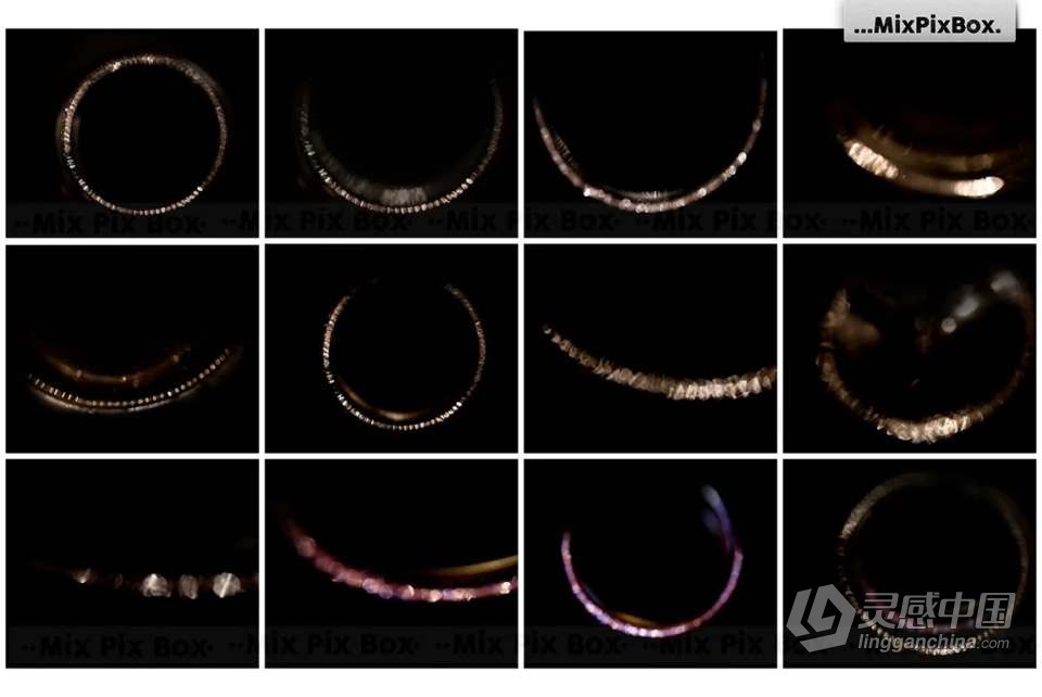 30张镜头漏光太阳耀斑光斑圆环特效照片合成素材 Sun Flare Photo Overlays  灵感中国网 www.lingganchina.com
