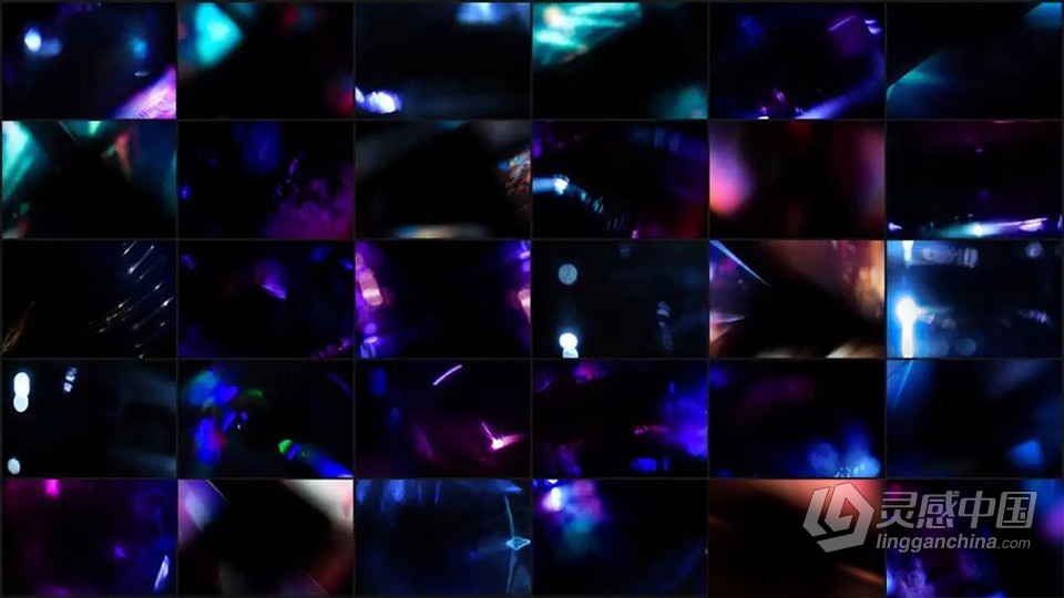 30张彩色霓虹夜色灯光光斑散景照片叠加图片素材 Neon Light Overlays V2  灵感中国网 www.lingganchina.com
