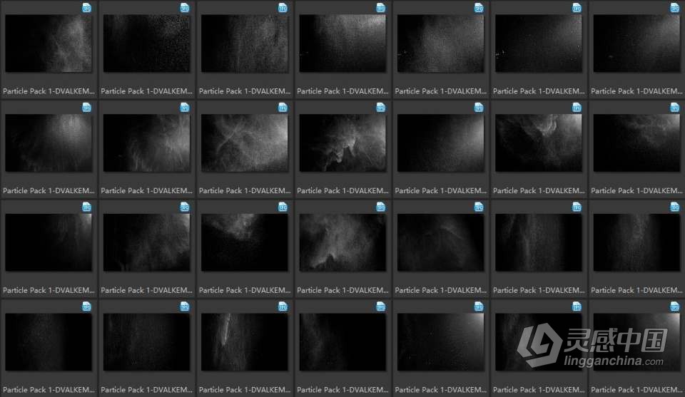 100种摄影后期修图合成独特的粒子砂砾特效叠加素材包 PROEDU – Particle Pack Overlays  灵感中国网 www.lingganchina.com