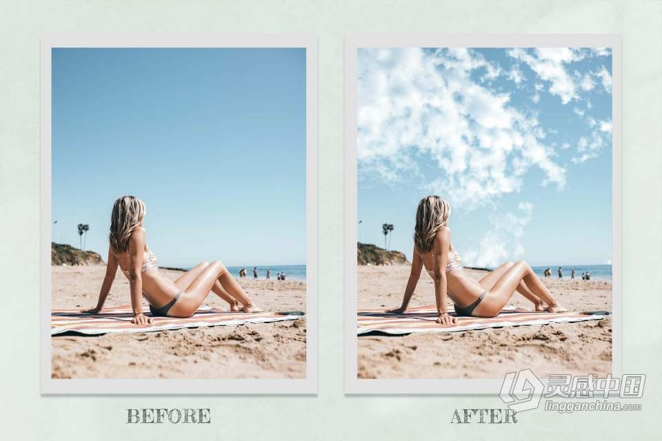 42张摄影后期合成高清天空云彩云层纹理叠加合成素材 Real Cloud Overlay Photoshop Effects  灵感中国网 www.lingganchina.com