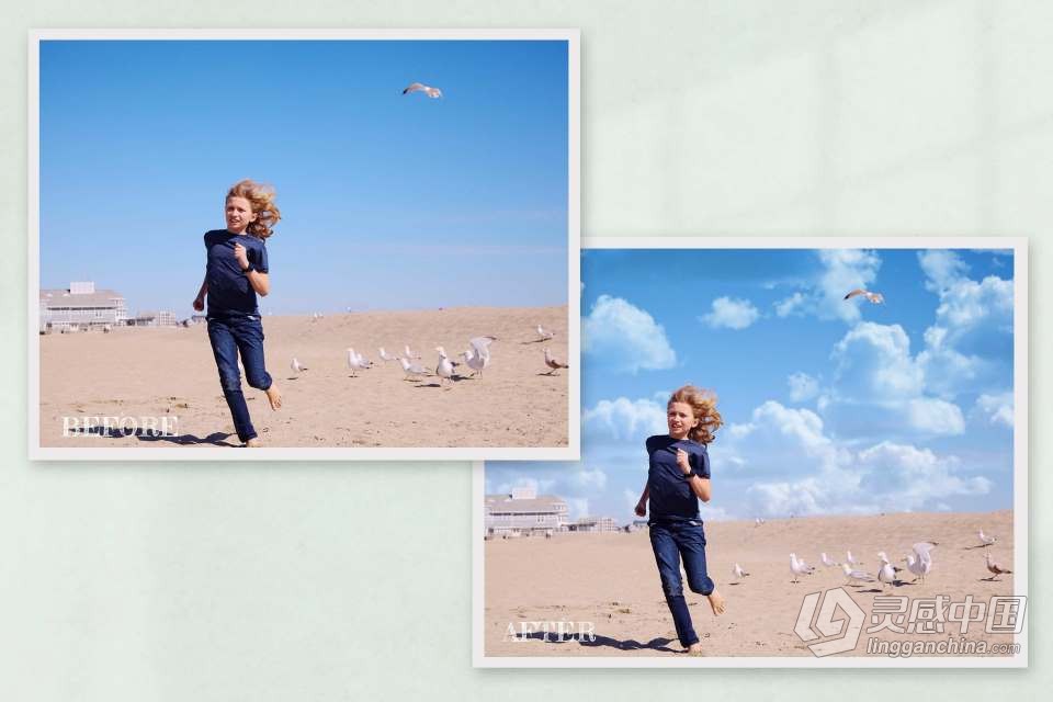 42张摄影后期合成高清天空云彩云层纹理叠加合成素材 Real Cloud Overlay Photoshop Effects  灵感中国网 www.lingganchina.com