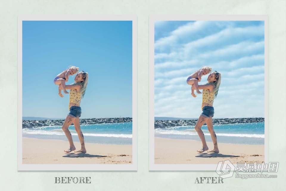 42张摄影后期合成高清天空云彩云层纹理叠加合成素材 Real Cloud Overlay Photoshop Effects  灵感中国网 www.lingganchina.com