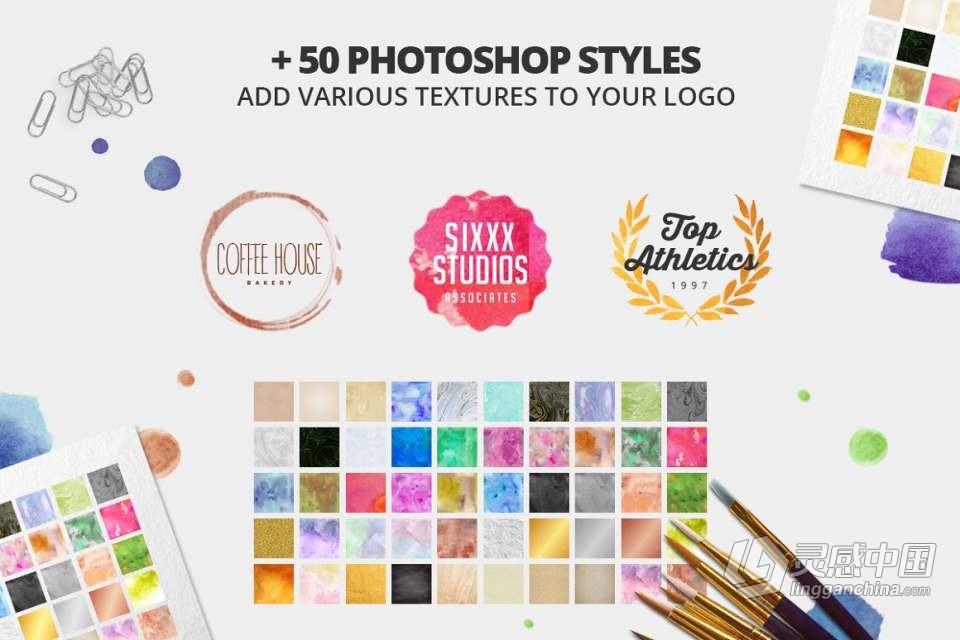 1200+矢量LOGO徽标企业店面标志设计素材多合一工具包 All in One Logo Creation Kit  灵感中国网 www.lingganchina.com