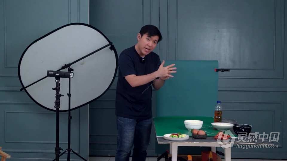 彩色主题食品摄影：使用数码相机无反光镜拍摄食品照片视频课程  灵感中国网 www.lingganchina.com