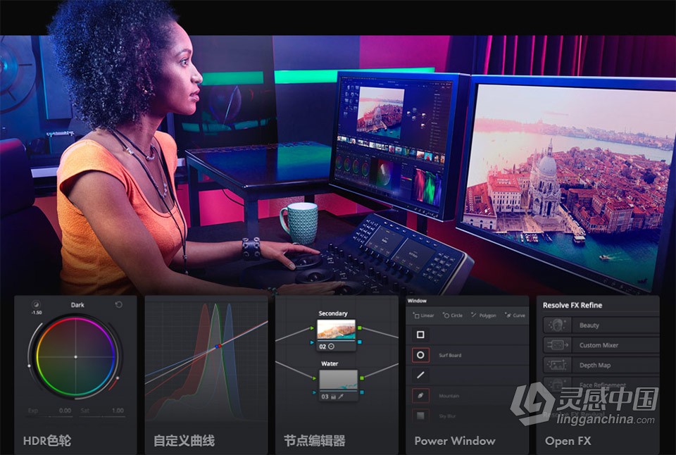 DaVinci Resolve Studio v18.0.2 for Mac 中文激活版 达芬奇视频调色剪辑软件下载  灵感中国社区 www.lingganchina.com