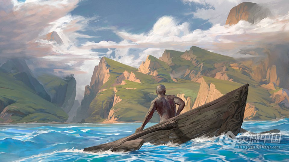 Noah Bradley自然风景数字绘画大师级训练视频教程  灵感中国网 www.lingganchina.com