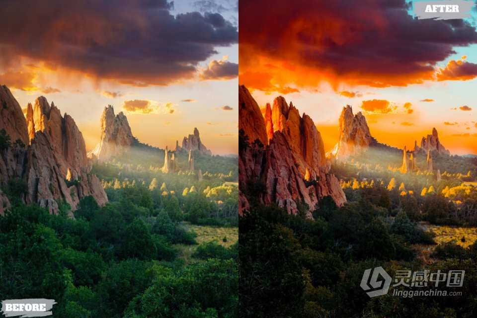 夏季旅行风光商业后期Lightroom预设 Sunmatte Presets Lightroom Presets  灵感中国网 www.lingganchina.com