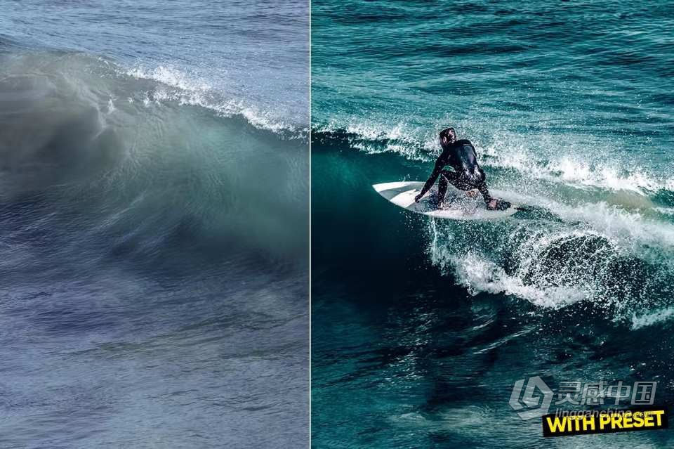 ARTA Presets- 冲浪运动人像Lightroom预设 Surfing Waves Lightroom Presets  灵感中国网 www.lingganchina.com