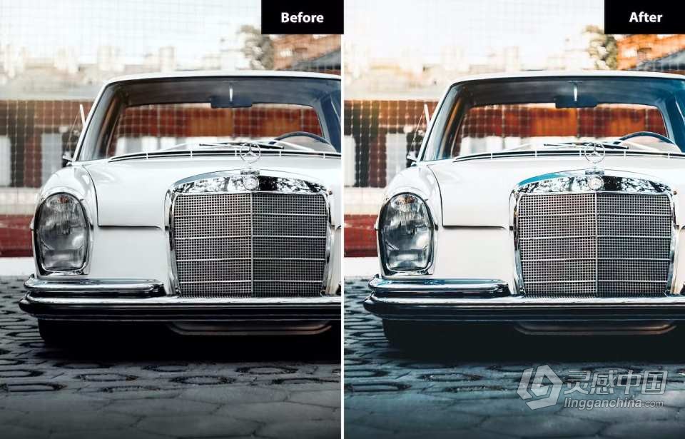 复古汽车后期调色Lightroom预设 9 Retro Automotive Lightroom Presets  灵感中国网 www.lingganchina.com