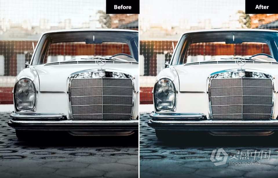 复古汽车后期调色Lightroom预设 9 Retro Automotive Lightroom Presets  灵感中国社区 www.lingganchina.com