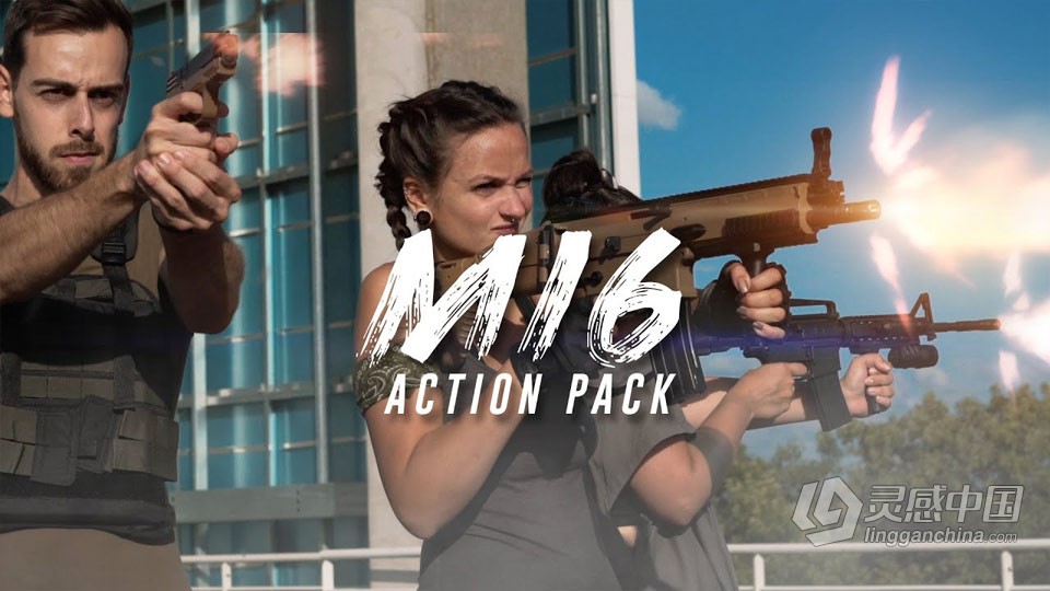 MI6 Action Pack 4K视频素材456个动作电影枪口闪光瞄准射击破坏弹孔血液特效动画制作  灵感中国社区 www.lingganchina.com