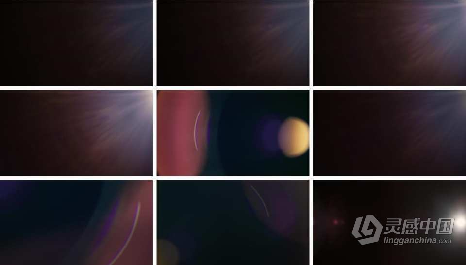 4K视频素材-50组镜头光晕耀斑叠加动画视频素材 Master Prime Lens Flares  灵感中国网 www.lingganchina.com