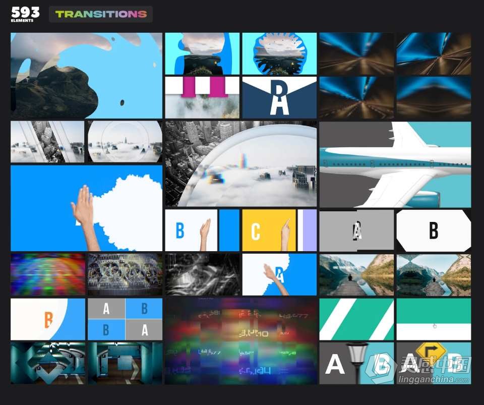 LenoFX FCPX插件大合集包括89个插件3071效果有转场特效字幕  灵感中国网 www.lingganchina.com