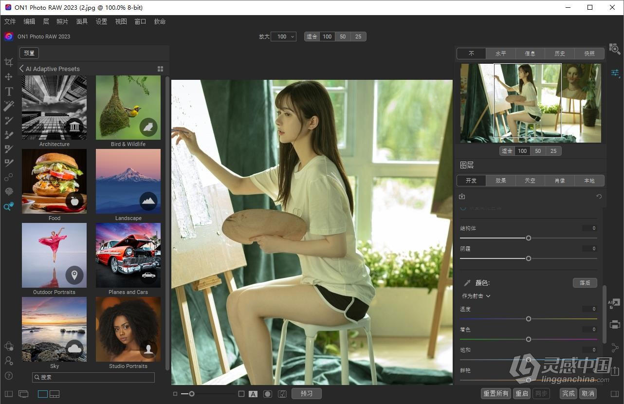 摄影后期终极照片编辑软件 ON1 Photo RAW 2023.1 v17.1.1.13620 中文版 Win版本下载  灵感中国社区 www.lingganchina.com
