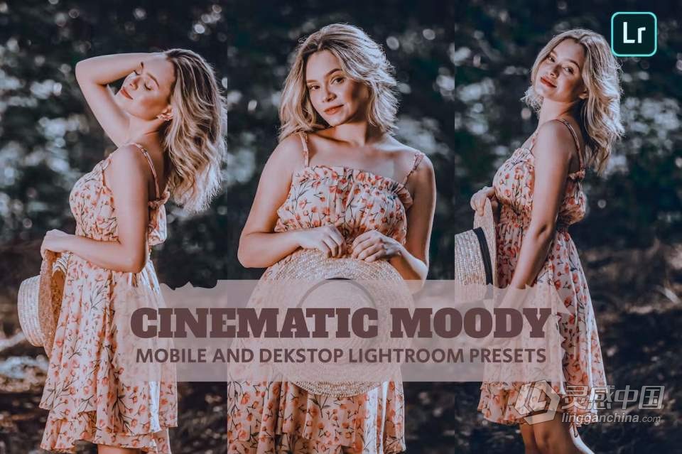 电影情绪人像后期调色Lightroom预设 Cinematic Moody Lightroom Presets  灵感中国网 www.lingganchina.com