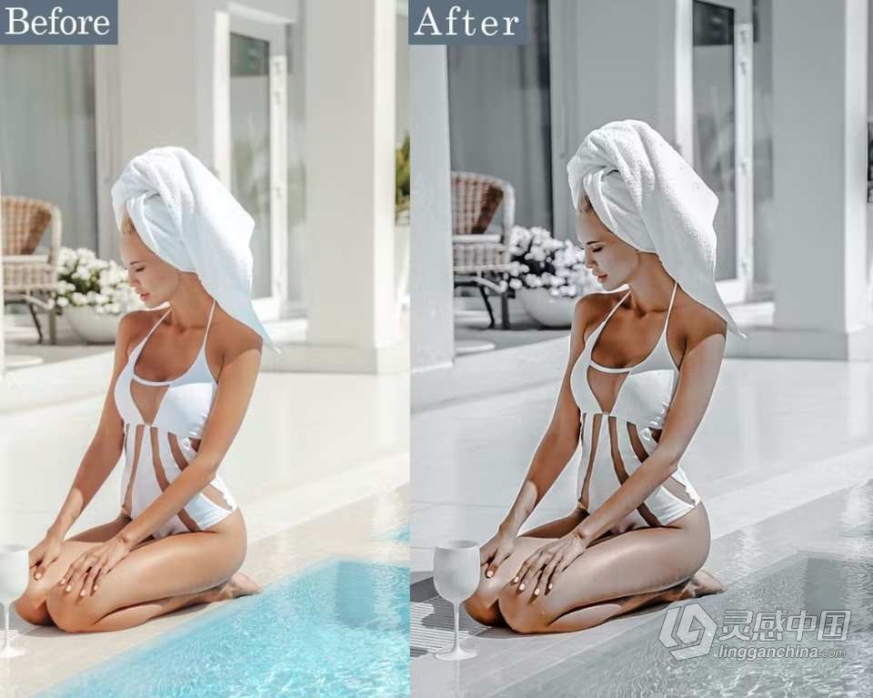 INS中性灰色时尚人像Lightroom预设 Grey Portrait Lightroom Presets  灵感中国网 www.lingganchina.com