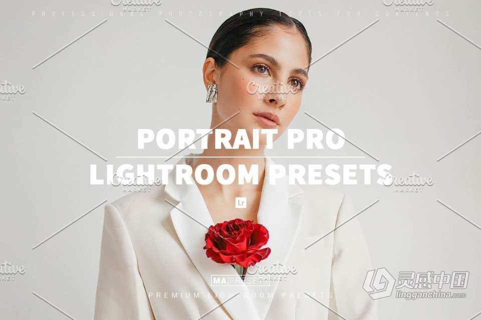 10个专业人像后期调色Lightroom预设 PORTRAIT PRO Lightroom Presets  灵感中国网 www.lingganchina.com