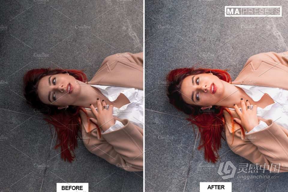10个专业人像后期调色Lightroom预设 PORTRAIT PRO Lightroom Presets  灵感中国网 www.lingganchina.com