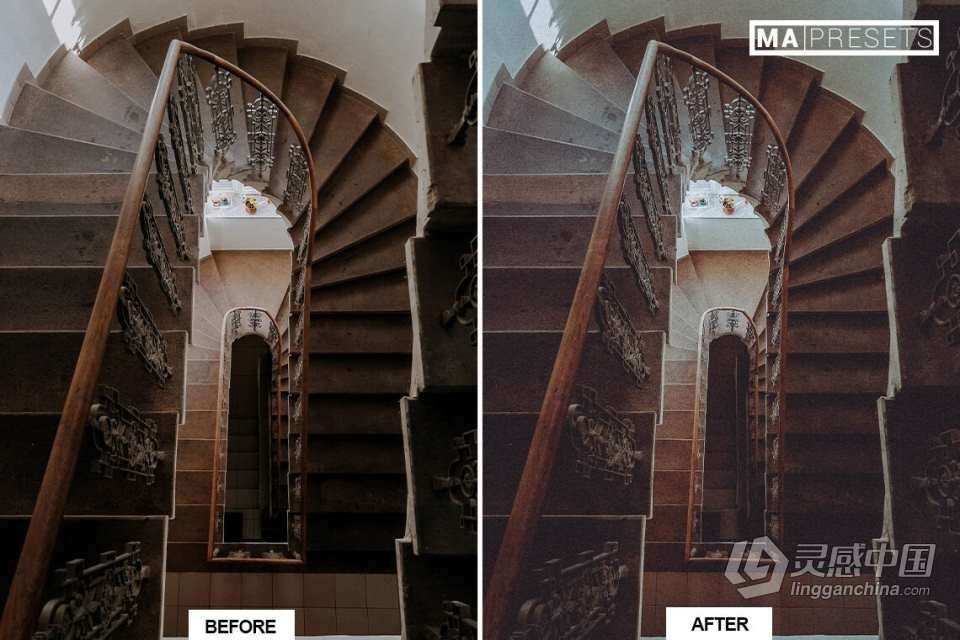 温暖复古情绪电影美学Lightroom预设10 RENAISSANCE Lightroom Presets  灵感中国网 www.lingganchina.com