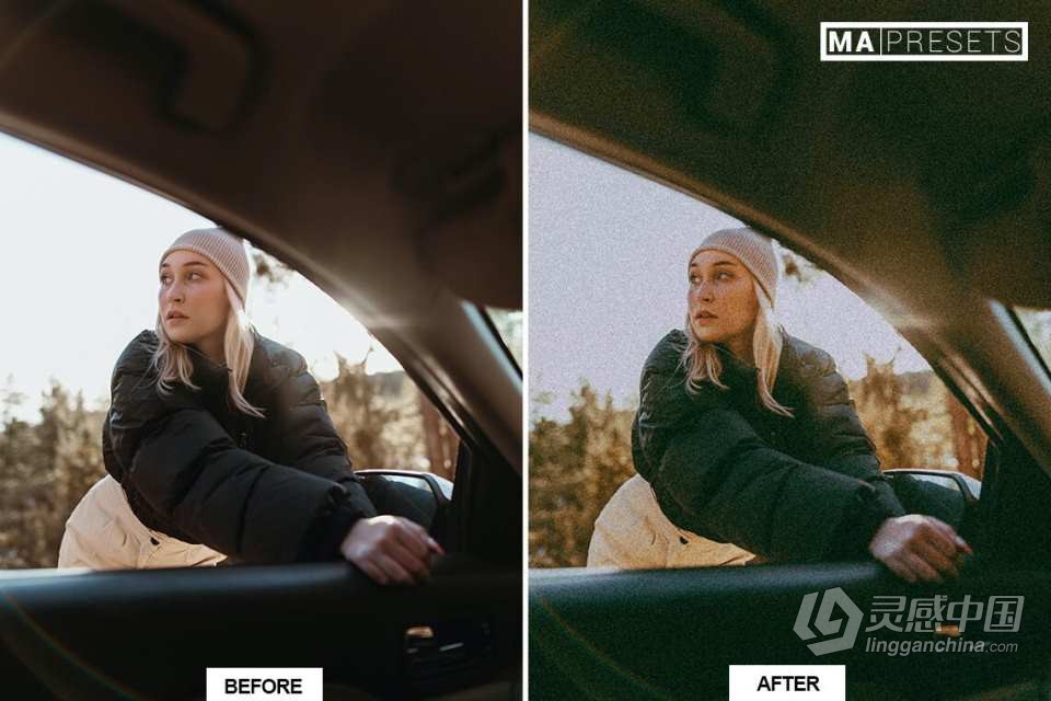 10个一次性电影胶片调色Lightroom预设 RETRO CREAM Lightroom Presets  灵感中国网 www.lingganchina.com