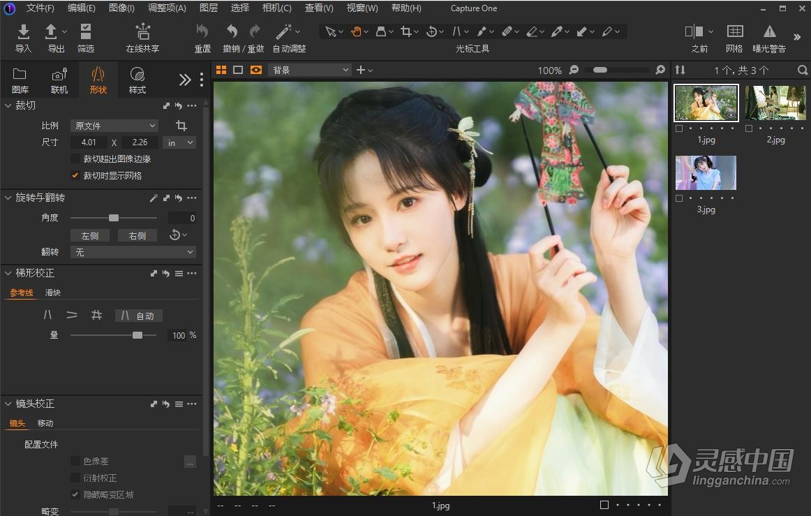 飞思软件RAW图像编辑软件 Capture One 23 Pro 16.1.2.44 中文版 Win版本下载  灵感中国社区 www.lingganchina.com