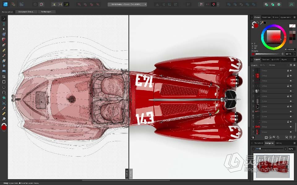专业矢量图设计软件 Affinity Designer 2.0.3.1688 中文版 WIN版本下载  灵感中国网 www.lingganchina.com