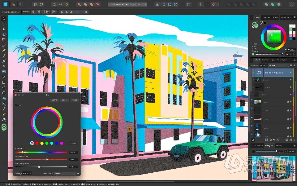 专业矢量图设计软件 Affinity Designer 2.0.3.1688 中文版 WIN版本下载  灵感中国网 www.lingganchina.com