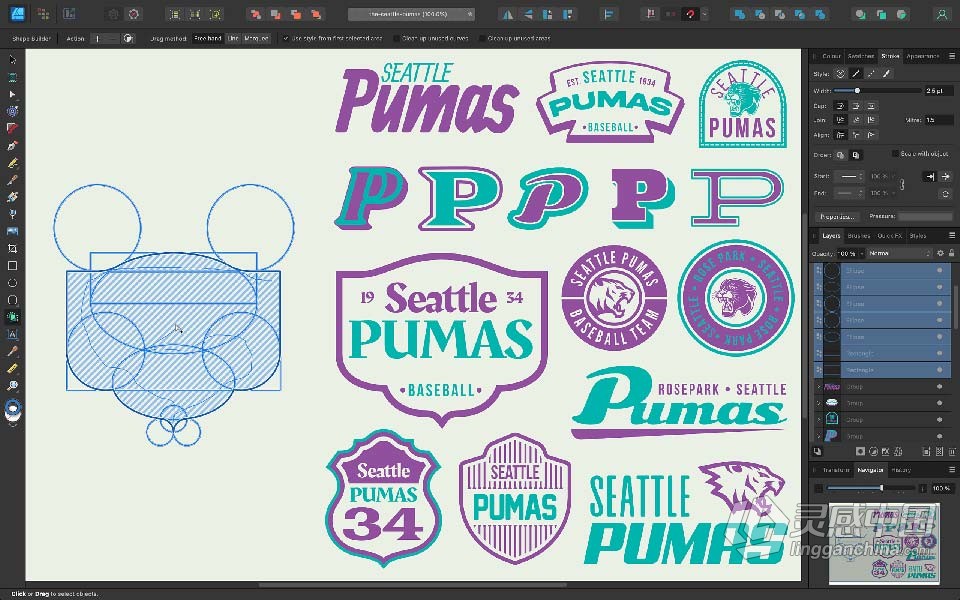 专业矢量图设计软件 Affinity Designer 2.0.3.1688 中文版 WIN版本下载  灵感中国网 www.lingganchina.com