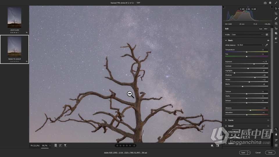 天文银河星空摄影技巧及后期编辑教程附素材 中英字幕  灵感中国网 www.lingganchina.com