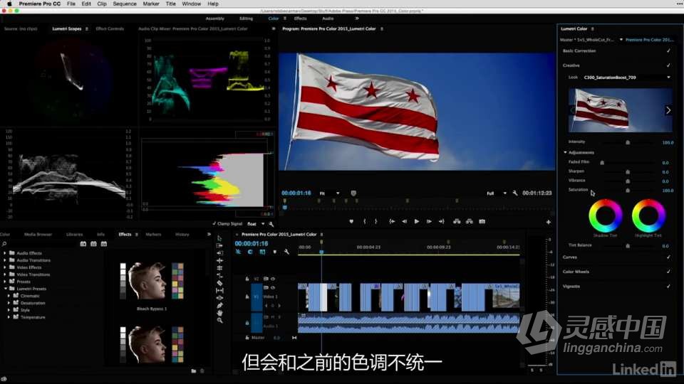 视频制作从拍摄到编辑综合训练视频教程 中文字幕  灵感中国网 www.lingganchina.com