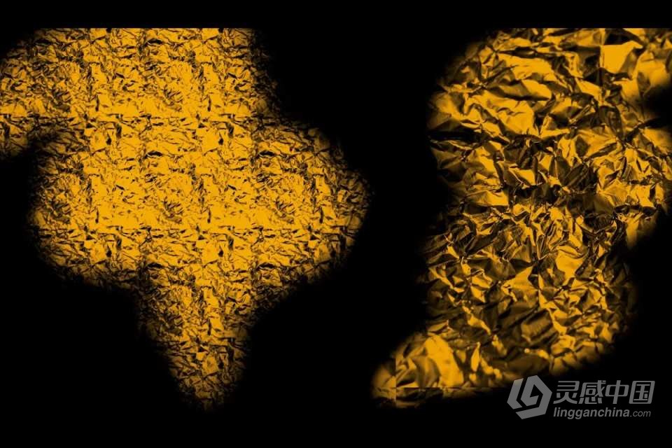 Procreate笔刷-金色粒子金屑闪光效果手绘插画创作Procreate笔刷 Glitter Procreate Brushes  灵感中国网 www.lingganchina.com