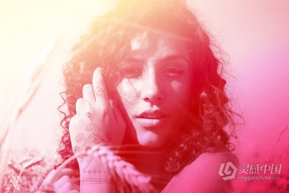 PS动作-90个双色调渐变照片色彩混合叠加PS调色动作套装 Duotone and Gradient Actions Bundle  灵感中国网 www.lingganchina.com