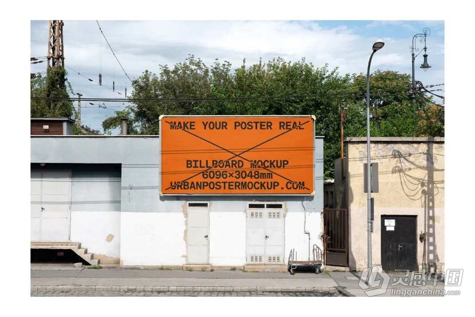 PS样机-20款城市街头户外广告牌品牌商业宣传展示海报样机 Billboard Mockup VOL.3  灵感中国网 www.lingganchina.com